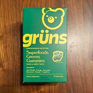 Grüns Superfoods Greens Gummies, 96ct
